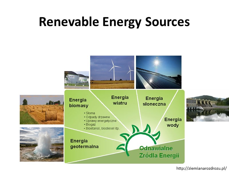 Renevable Energy Sources http://ziemianarozdrozu.pl/